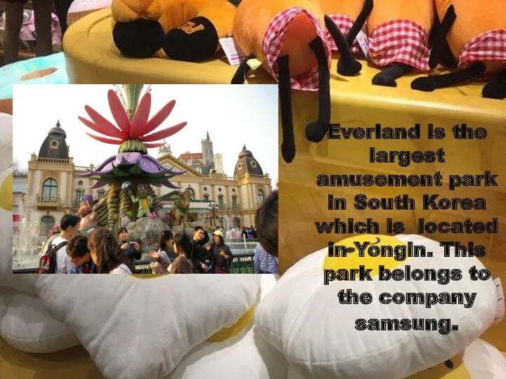 Everland is the largest amusement park in South Korea which