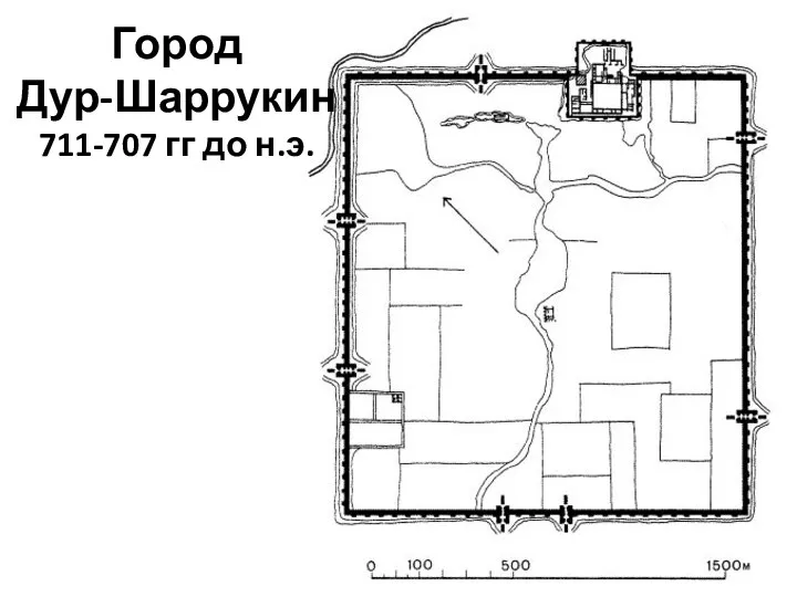 Город Дур-Шаррукин 711-707 гг до н.э.