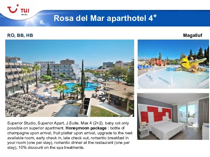 RO, BB, HB Rosa del Mar aparthotel 4* Magalluf Superior Studio, Superior Apart,