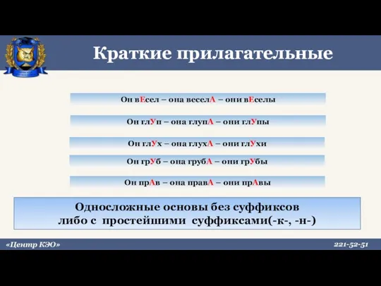 Он прАв – она правА – они прАвы Он вЕсел