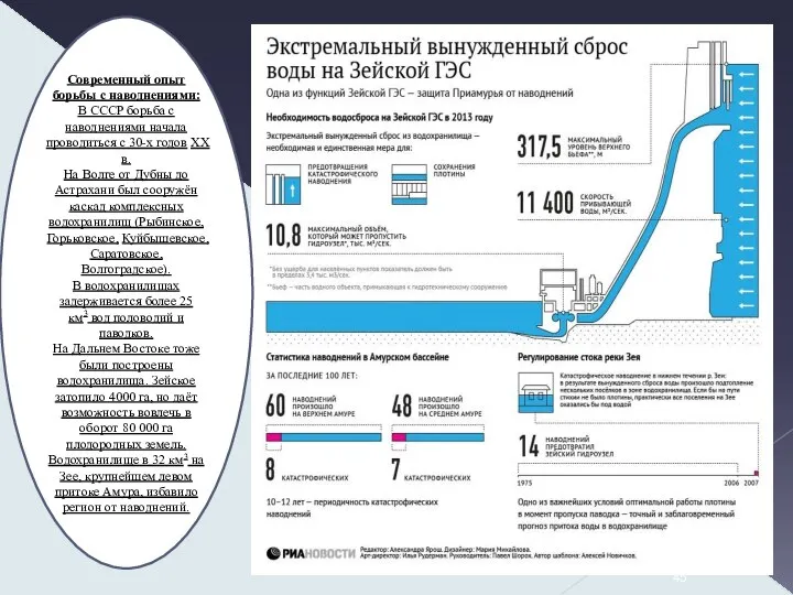 Современный опыт борьбы с наводнениями: В СССР борьба с наводнениями