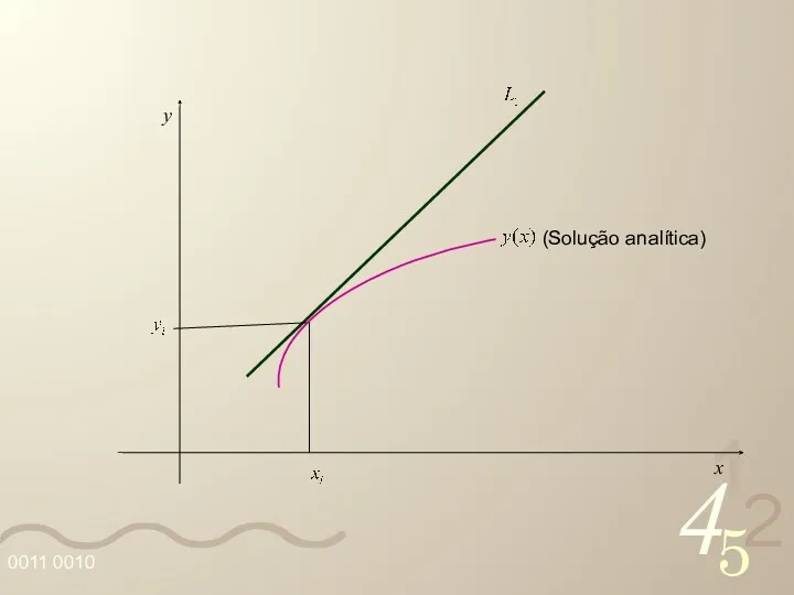 y x (Solução analítica)