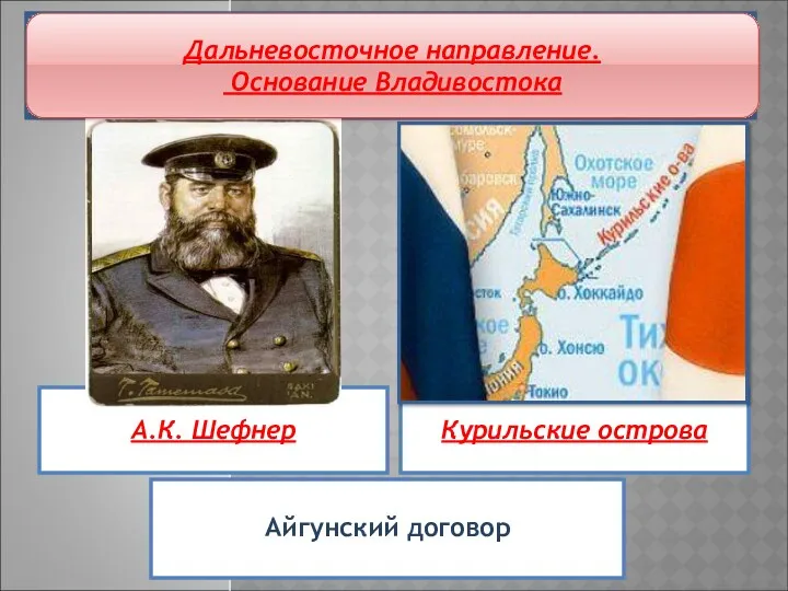 О каком направлении внешней политики Александра II идет речь Айгунский договор Дальневосточное направление. Основание Владивостока