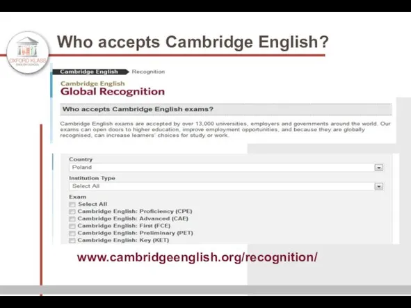 What is Cambridge English? Who accepts Cambridge English?