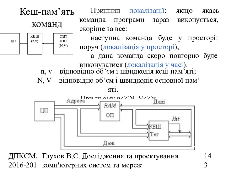 ДПКСМ, 2016-2017 н.р. Глухов В.С. Дослідження та проектування комп'ютерних систем