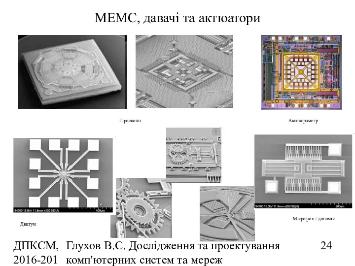 ДПКСМ, 2016-2017 н.р. Глухов В.С. Дослідження та проектування комп'ютерних систем