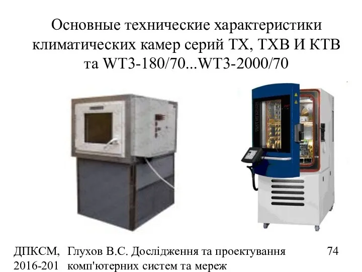 ДПКСМ, 2016-2017 н.р. Глухов В.С. Дослідження та проектування комп'ютерних систем