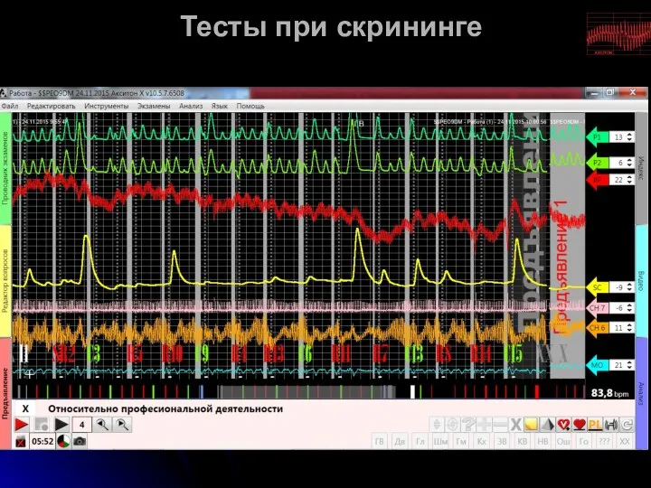 Тесты при скрининге