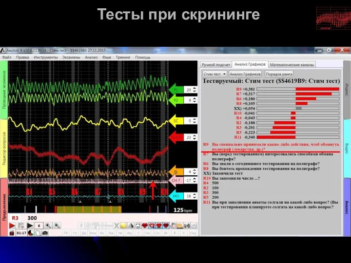 Тесты при скрининге