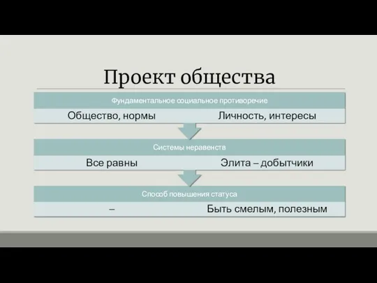 Проект общества