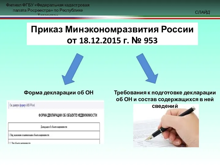 Требования к подготовке декларации об ОН и состав содержащихся в