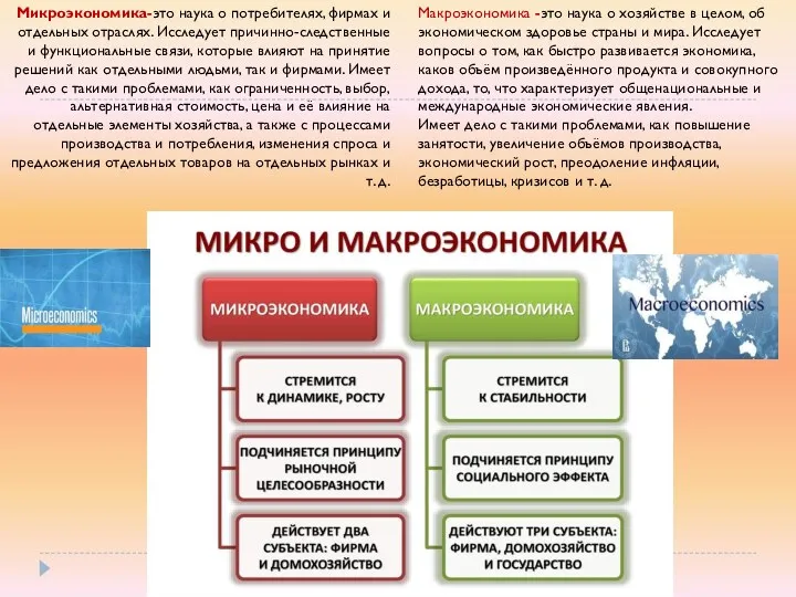 Макроэкономика -это наука о хозяйстве в целом, об экономическом здоровье