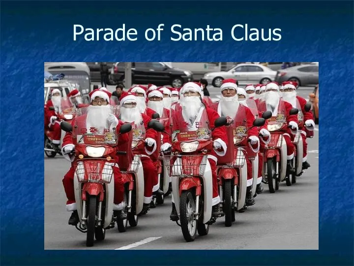 Parade of Santa Claus