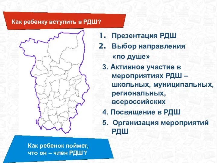 Как ребенок поймет, что он – член РДШ? Как ребенку