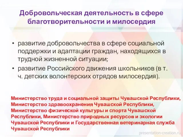 Добровольческая деятельность в сфере благотворительности и милосердия развитие добровольчества в