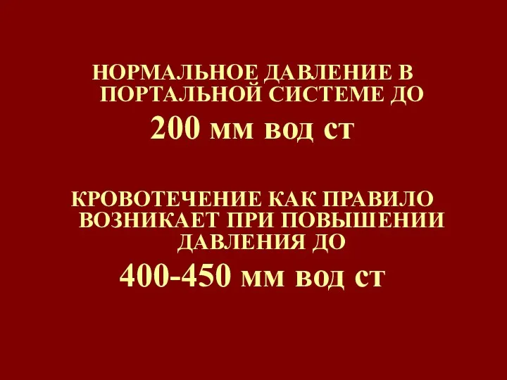 НОРМАЛЬНОЕ ДАВЛЕНИЕ В ПОРТАЛЬНОЙ СИСТЕМЕ ДО 200 мм вод ст