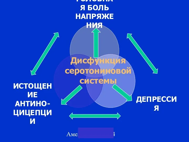 Амелин А.В. 2004 Дисфункция серотониновой системы