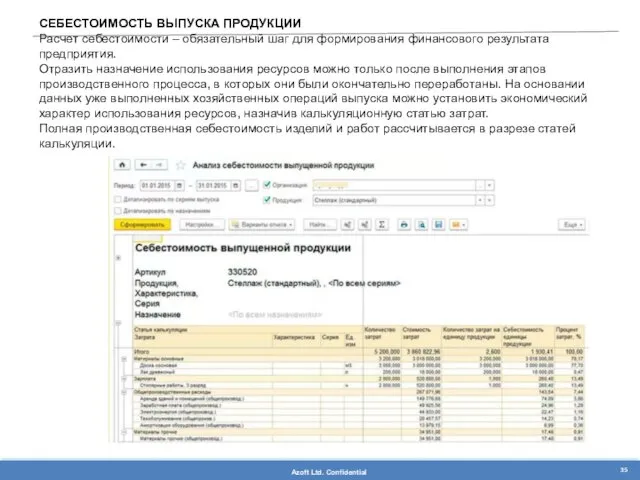 СЕБЕСТОИМОСТЬ ВЫПУСКА ПРОДУКЦИИ Расчет себестоимости – обязательный шаг для формирования