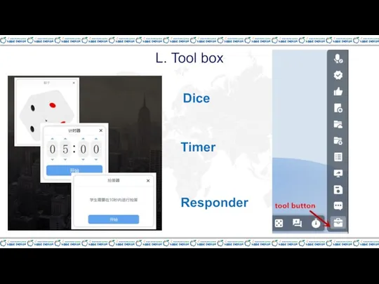 L. Tool box Dice Timer Responder