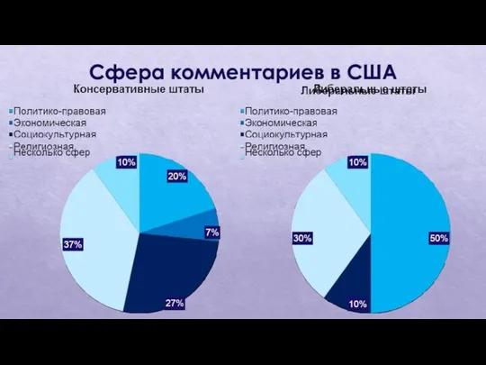 Сфера комментариев в США