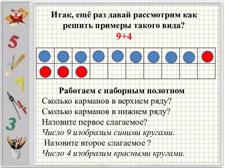 Итак, ещё раз давай рассмотрим как решить примеры такого вида?