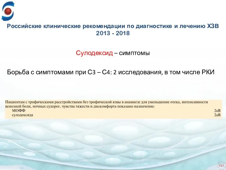 Российские клинические рекомендации по диагностике и лечению ХЗВ 2013 -