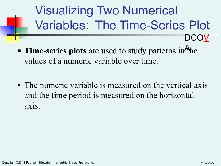 Chap 2- Copyright ©2013 Pearson Education, Inc. publishing as Prentice