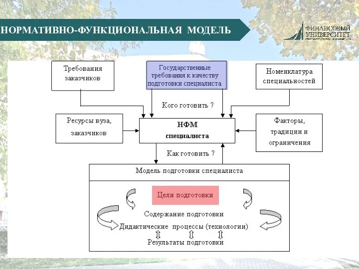 НОРМАТИВНО-ФУНКЦИОНАЛЬНАЯ МОДЕЛЬ