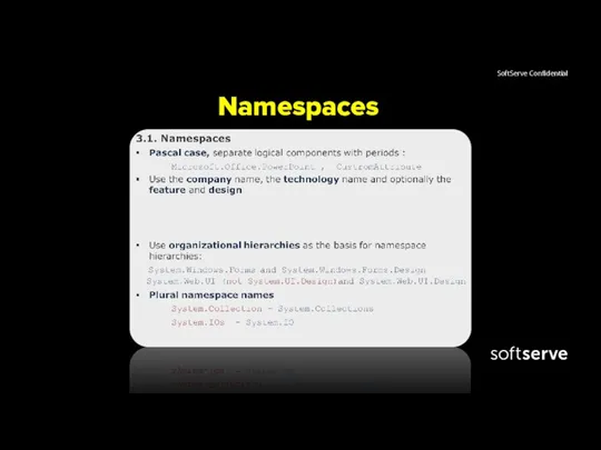 Namespaces