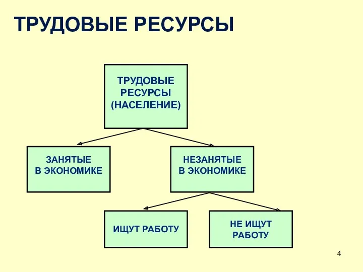 ТРУДОВЫЕ РЕСУРСЫ