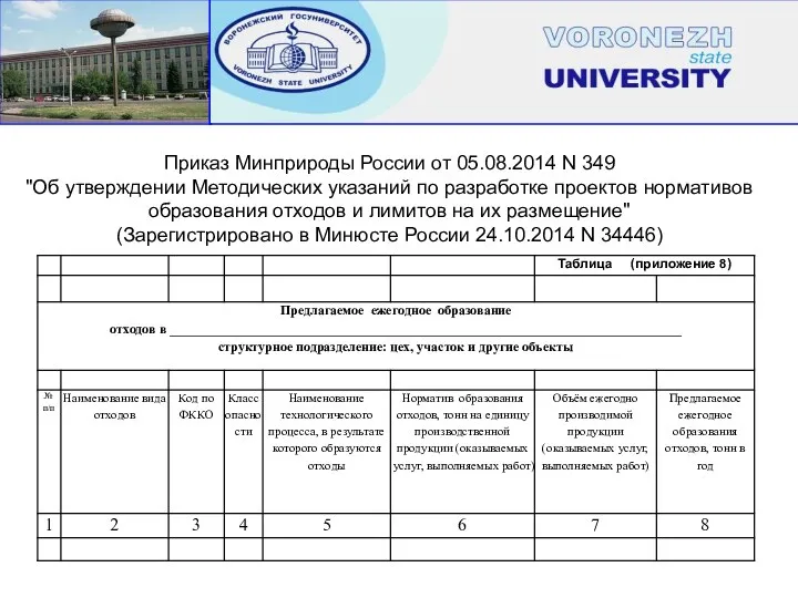 Приказ Минприроды России от 05.08.2014 N 349 "Об утверждении Методических