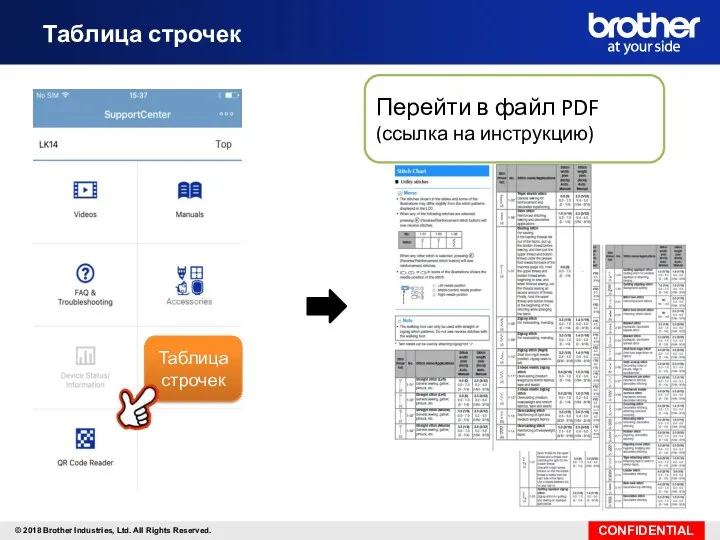 Таблица строчек Таблица строчек Перейти в файл PDF (ссылка на инструкцию)