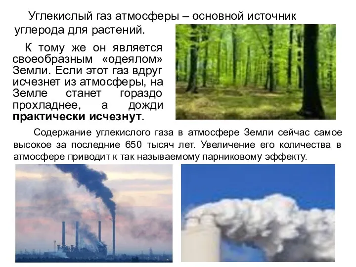 Содержание углекислого газа в атмосфере Земли сейчас самое высокое за