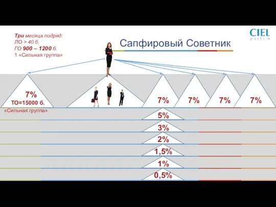 Сапфировый Советник Три месяца подряд: ЛО > 40 б. ГО