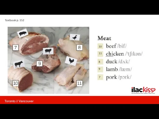 Toronto // Vancouver 10 11 8 9 7 Textbook p. 152