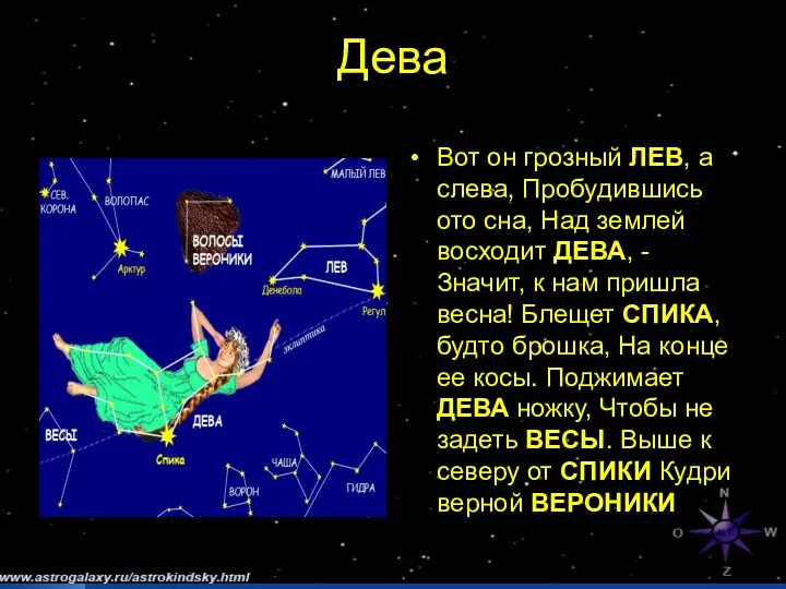 Дева Вот он грозный ЛЕВ, а слева, Пробудившись ото сна,