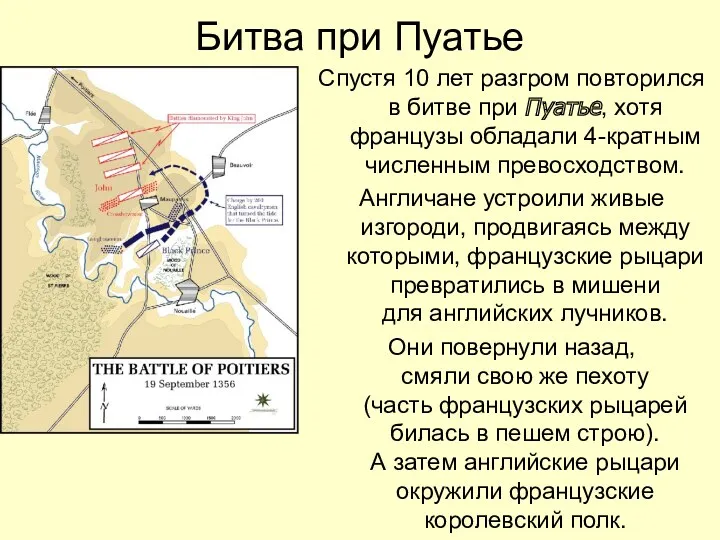 Битва при Пуатье Спустя 10 лет разгром повторился в битве