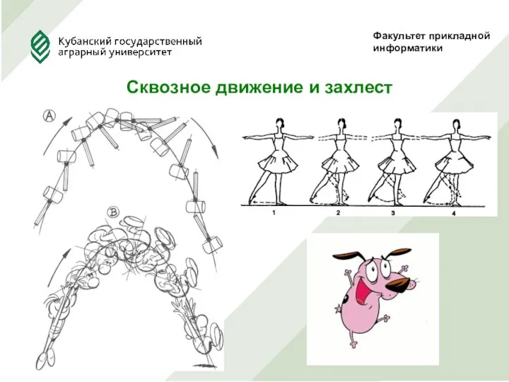 Факультет прикладной информатики Сквозное движение и захлест