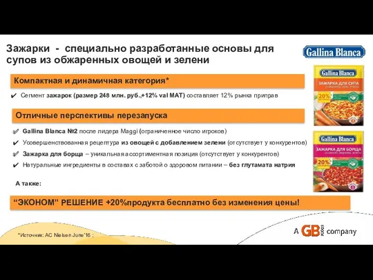 Зажарки - специально разработанные основы для супов из обжаренных овощей