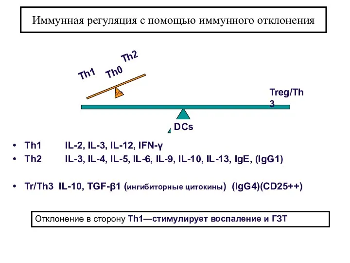 Th1 IL-2, IL-3, IL-12, IFN-γ Th2 IL-3, IL-4, IL-5, IL-6,