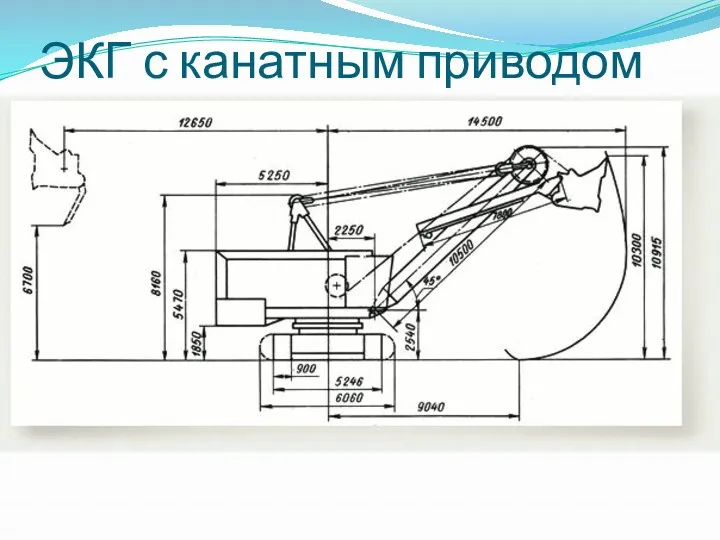 ЭКГ с канатным приводом