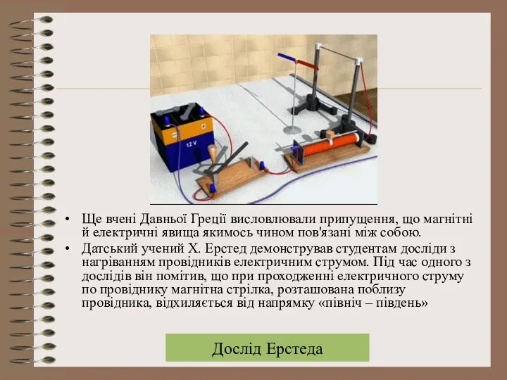 Ще вчені Давньої Греції висловлювали припущення, що магнітні й електричні