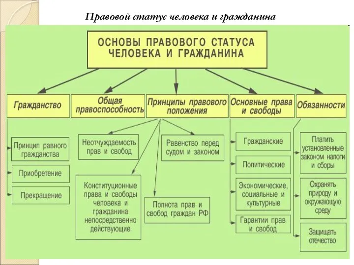 Правовой статус человека и гражданина