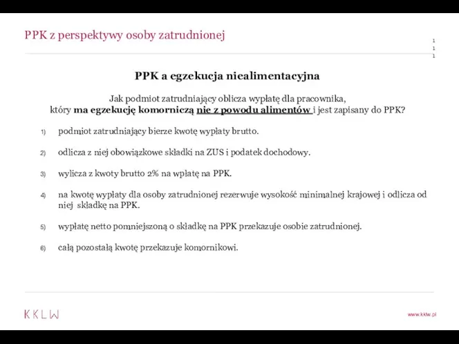 PPK z perspektywy osoby zatrudnionej PPK a egzekucja niealimentacyjna Jak