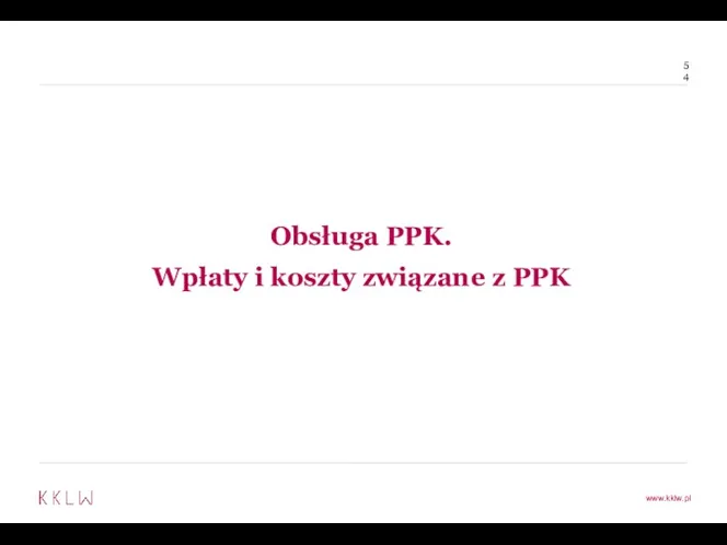 Obsługa PPK. Wpłaty i koszty związane z PPK