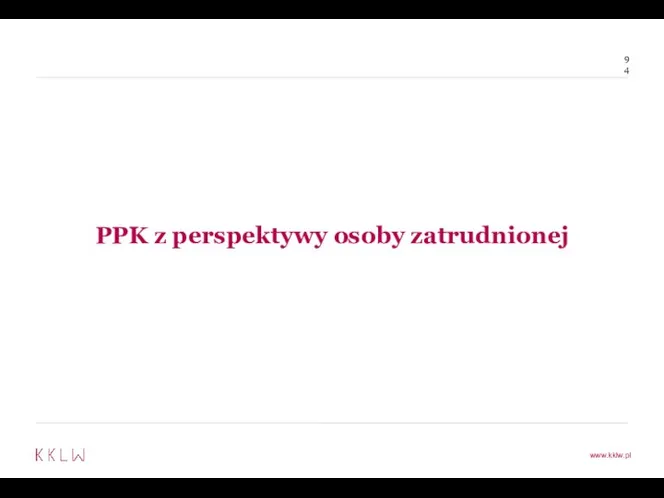 PPK z perspektywy osoby zatrudnionej