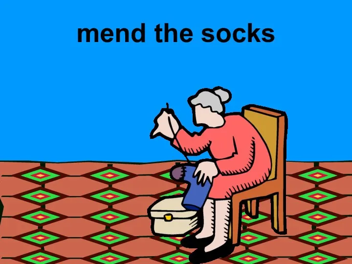 mend the socks
