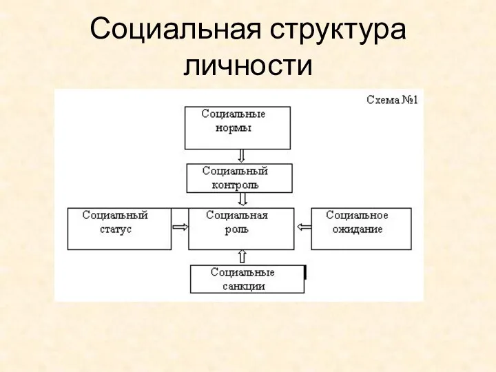 Социальная структура личности