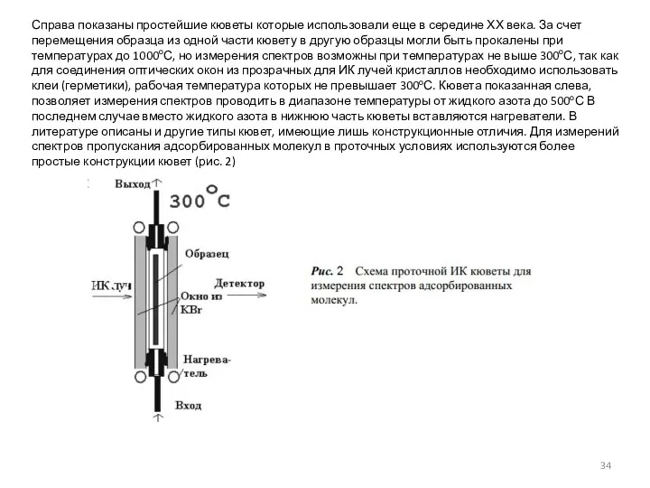 Справа показаны простейшие кюветы которые использовали еще в середине ХХ