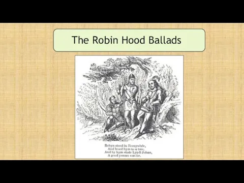 The Robin Hood Ballads